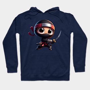 Cute Ninja Illustration Hoodie